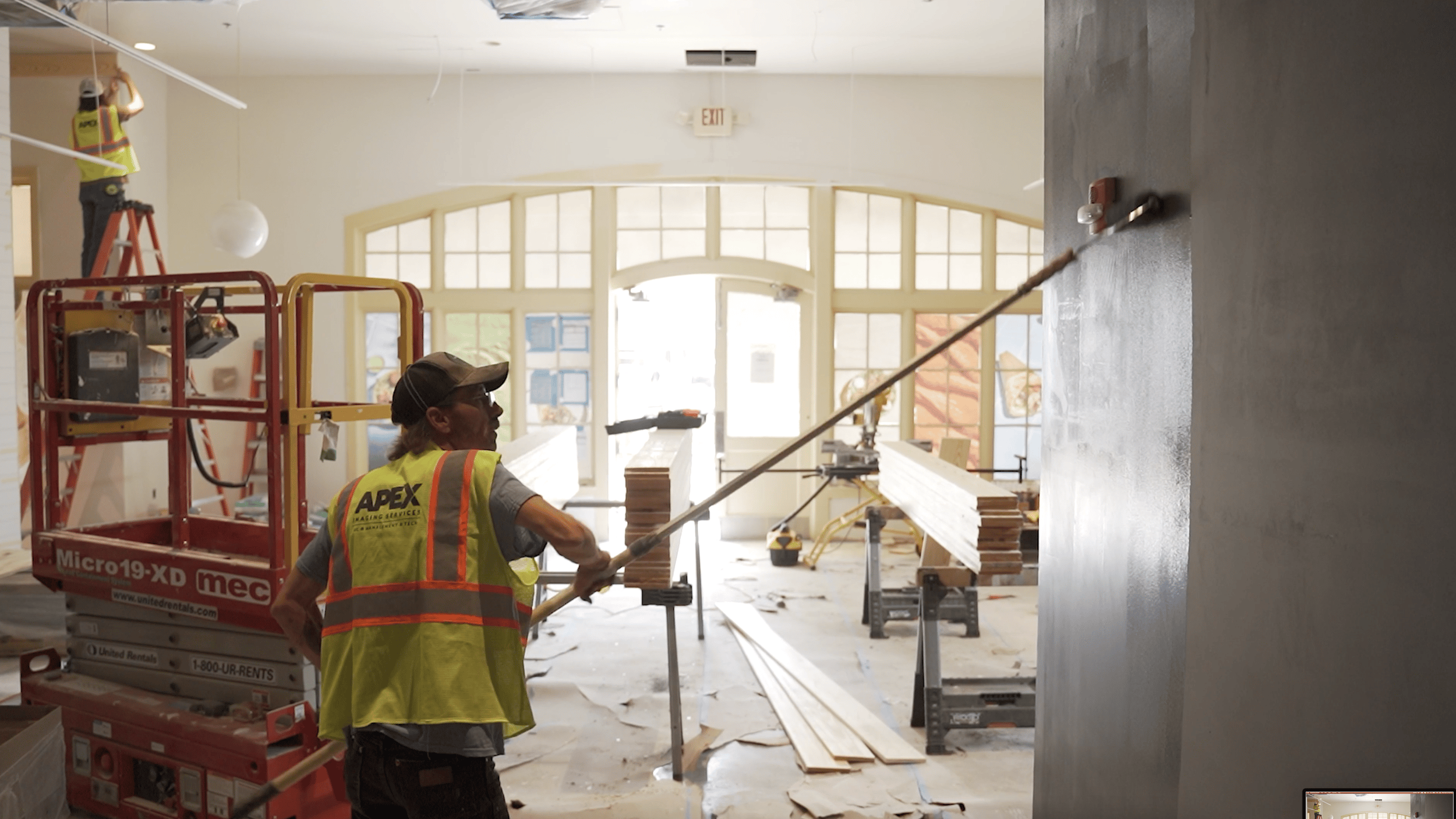 An army of skilled tradespeople.
