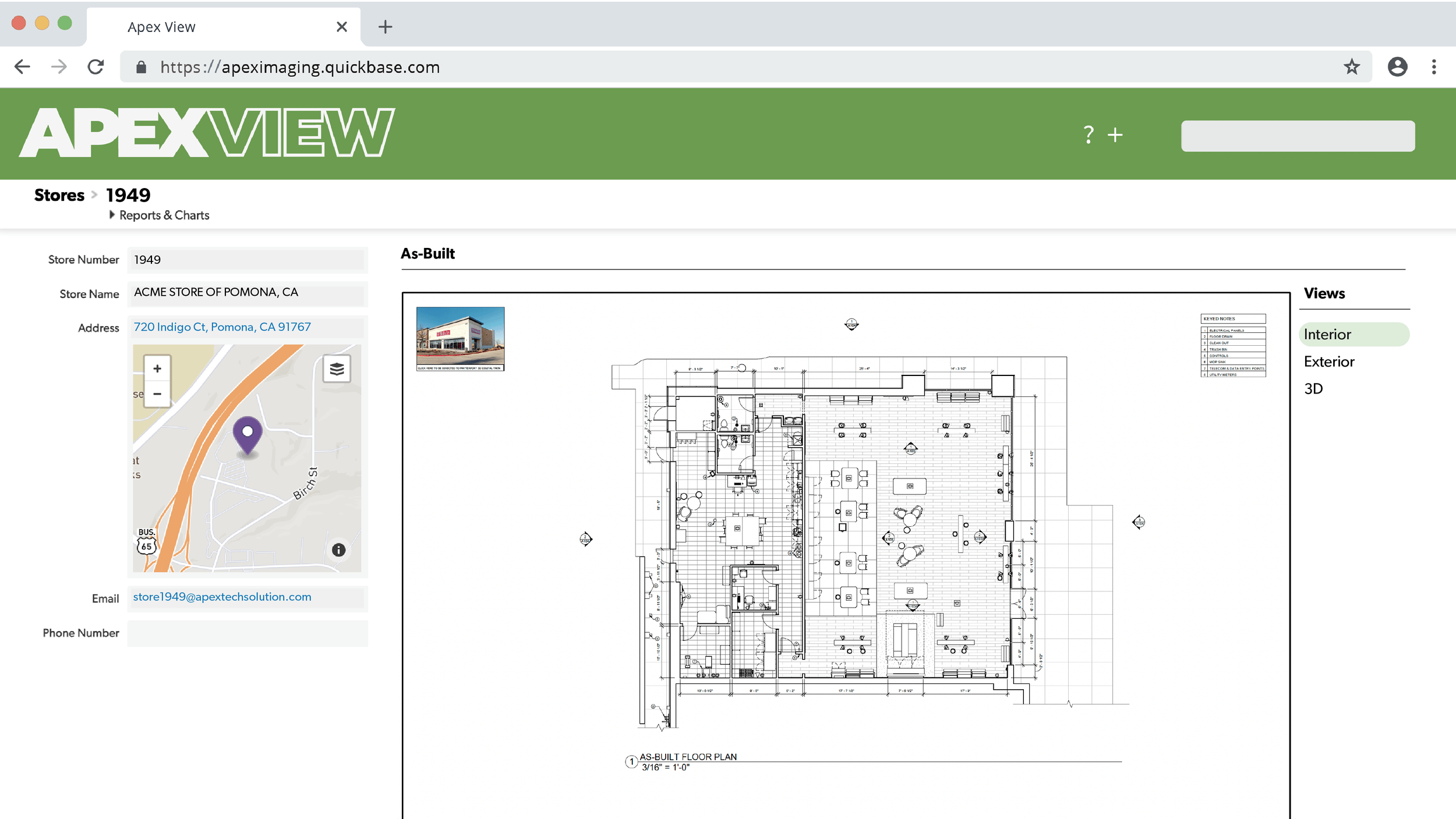 As Built Mockup