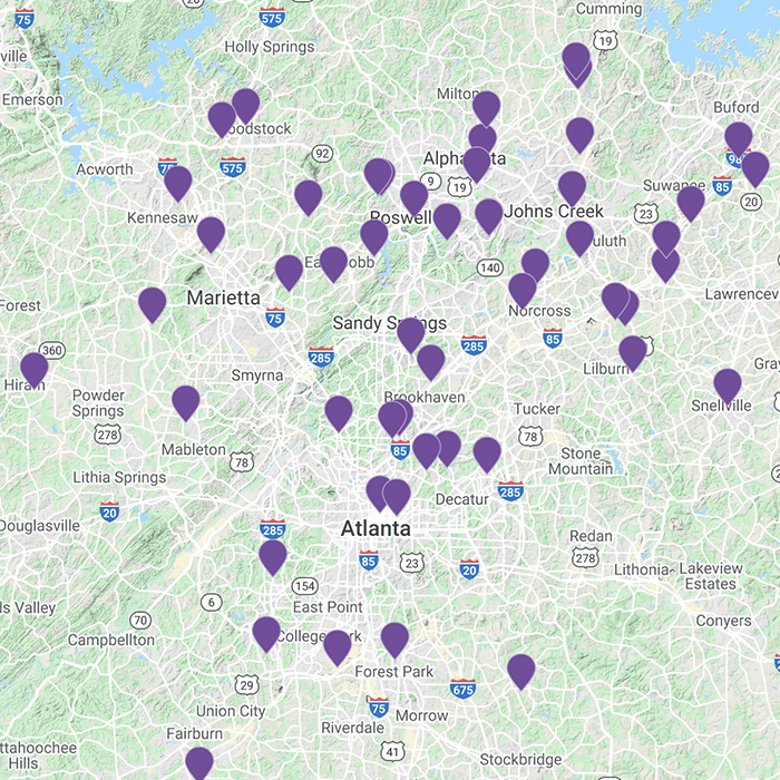 CLICKABLE MAP OF ALL YOUR STORES