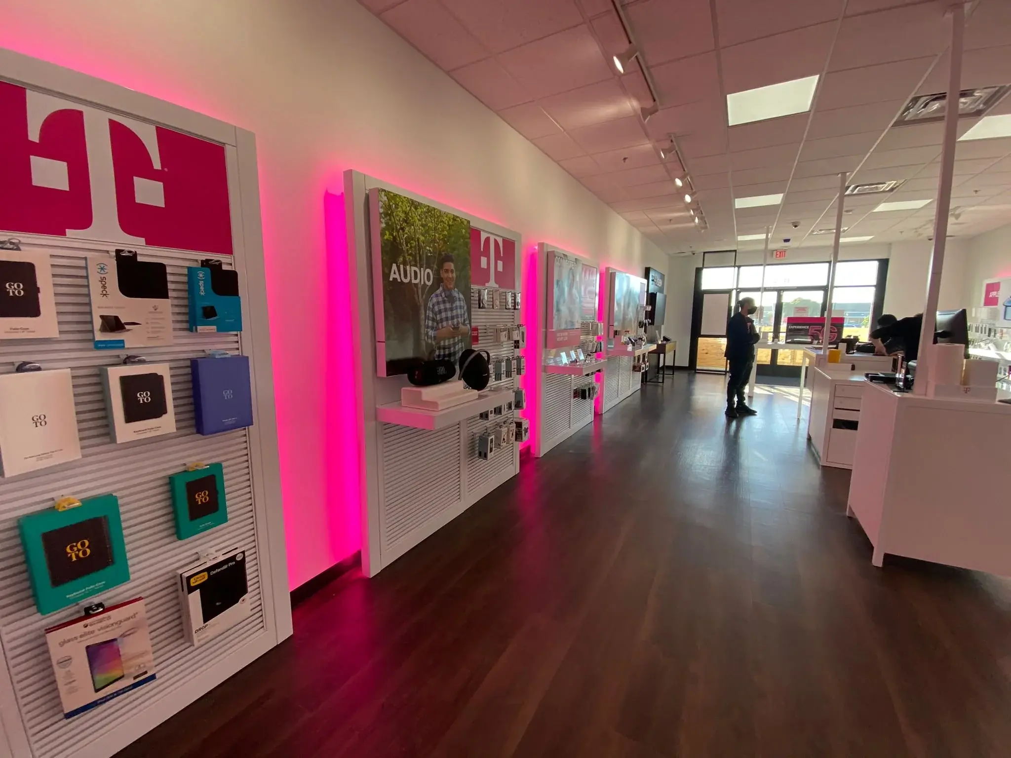 Here are some examples of remodeled T-Mobile Stores: